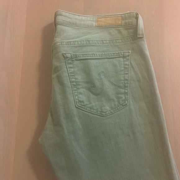 Adriano Goldschmied Green Skinny Jeans - Women’s Size 27 - Picture 4 of 6